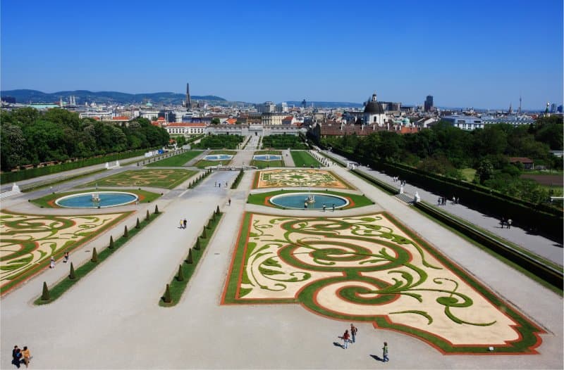 Zámky Viedne a ich záhrady - Schönbrunn a Belvedere