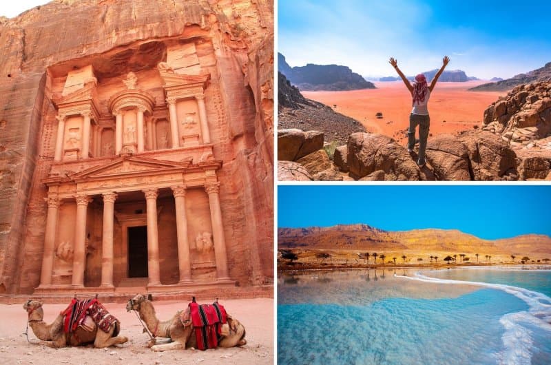 Tajomné Jordánsko, Mŕtve more, skalné mesto Petra a púšť Wadi Rum LETECKY