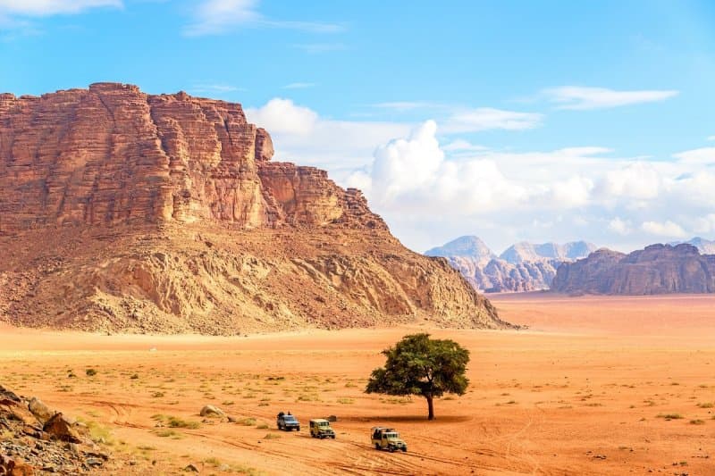 Tajomné Jordánsko, Mŕtve more, skalné mesto Petra a púšť Wadi Rum LETECKY