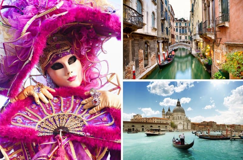 Benátsky karneval a ostrovy Murano a Burano LETECKY
