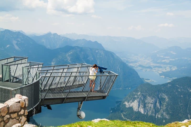 Úžasná vyhliadka Päť prstov, magická ľadová jaskyňa a čarovný Hallstatt