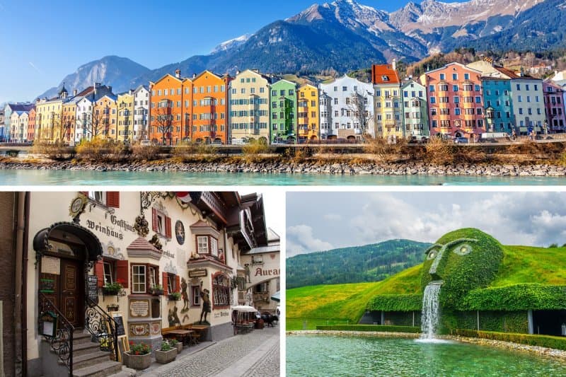 Innsbruck, tirolské mestečká a svet krištáľov