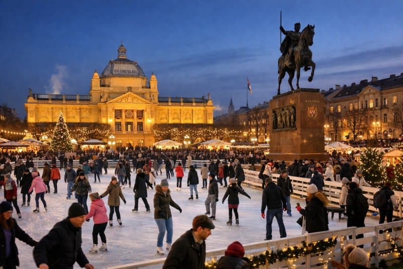 Vychýrený advent v Záhrebe, mesto anjelov Varaždin a rozprávkový hrad