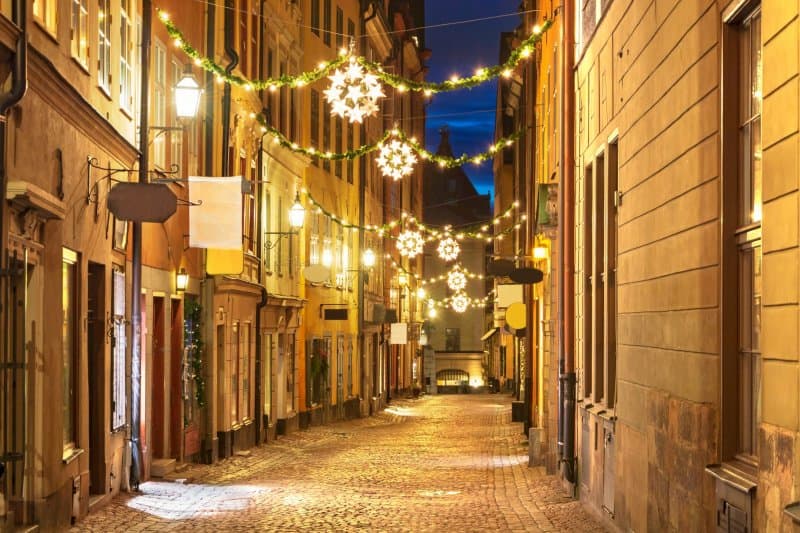 Adventný Štokholm, najstaršie vianočné trhy vo Švédsku