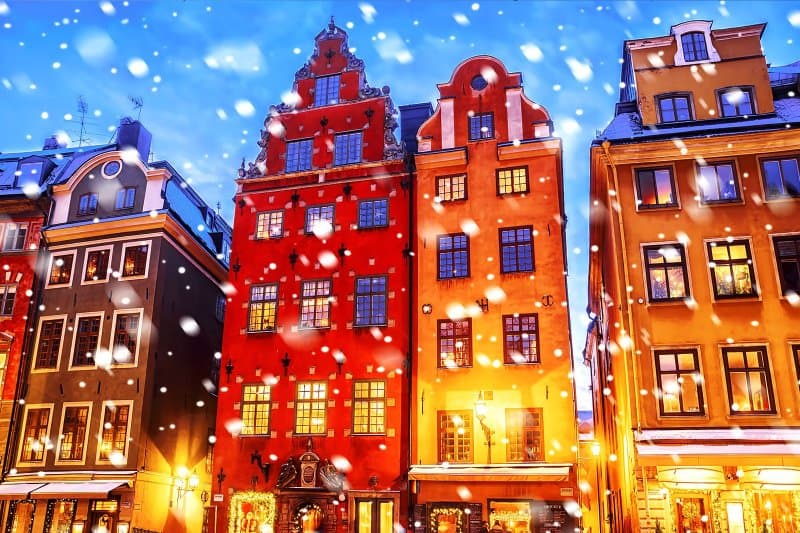 Adventný Štokholm, najstaršie vianočné trhy vo Švédsku