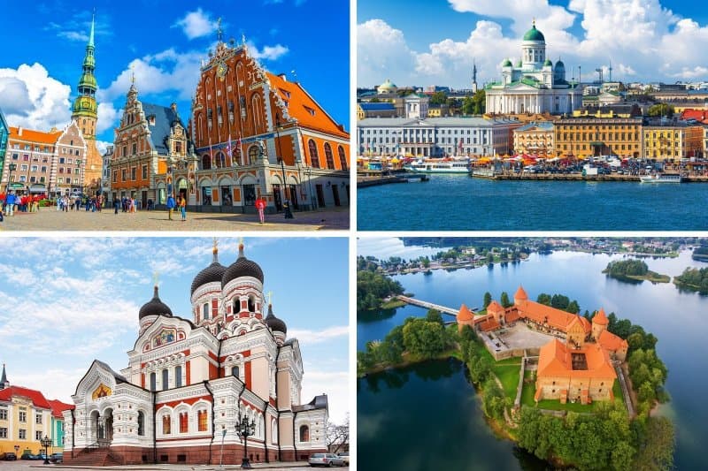 Pobaltské krajiny - Litva, Lotyšsko, Estónsko a fínske Helsinky