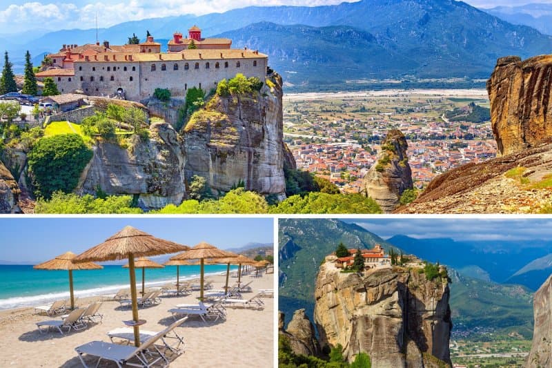 Thessaloniki, more a Meteora, kláštory medzi nebom a zemou
