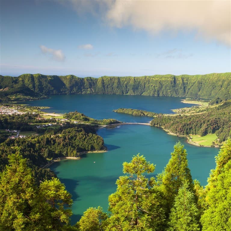 Sete Cidades, ostrov Sao Miguel, Azorské ostrovy, poznávací zájazd, Portugalsko