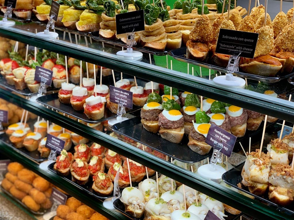 Španielske tapas.