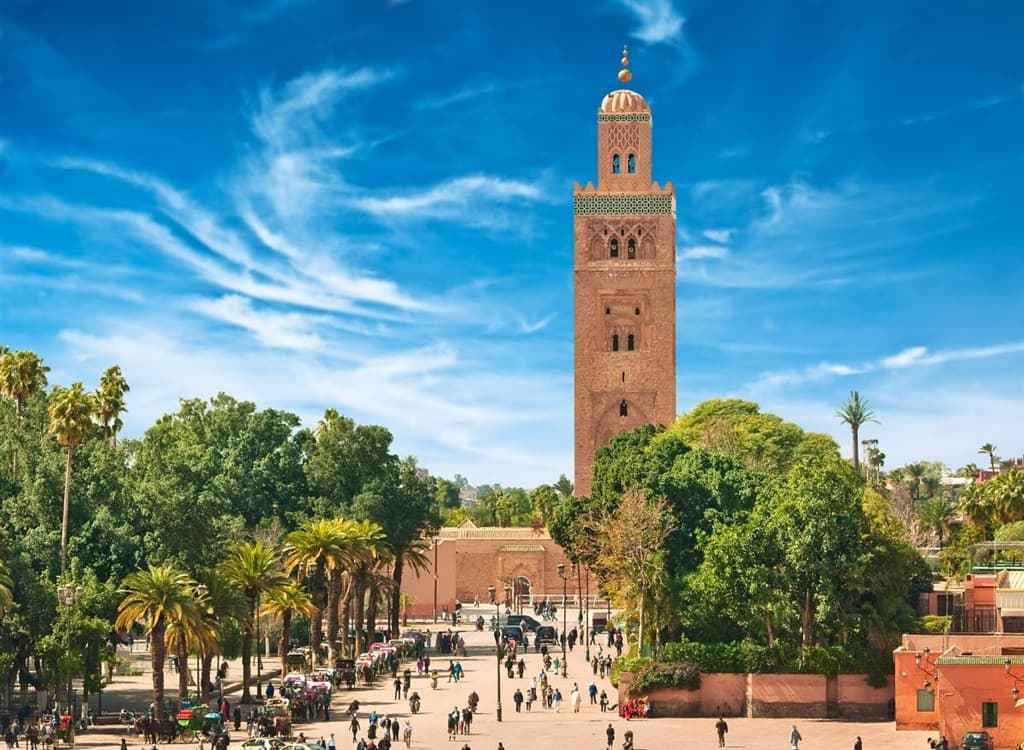 Minaret v Koutoubii