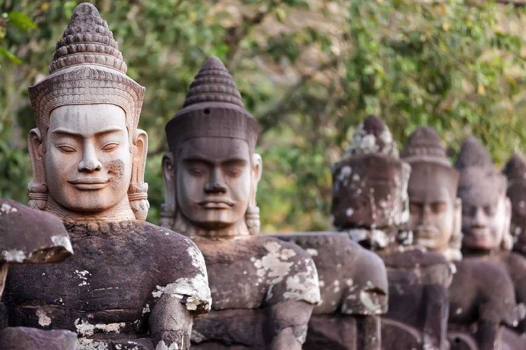 Bojovníci buddha v Kambodži