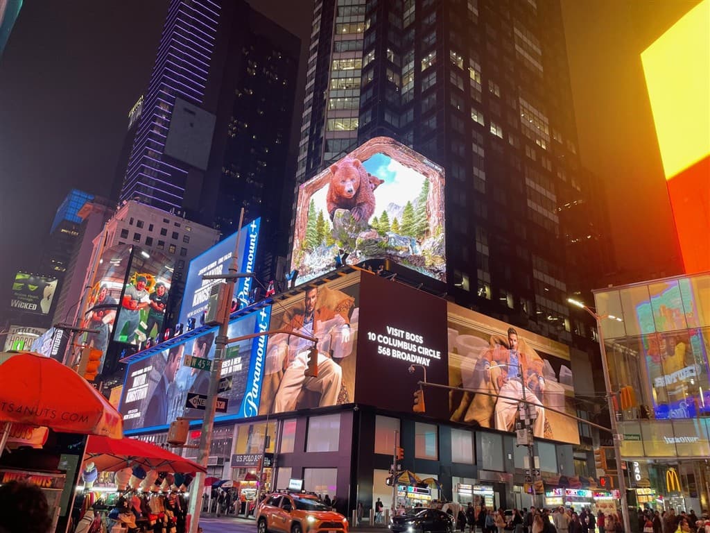 Times sq v New Yorku