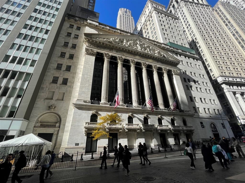 New York Exchange na Wall street
