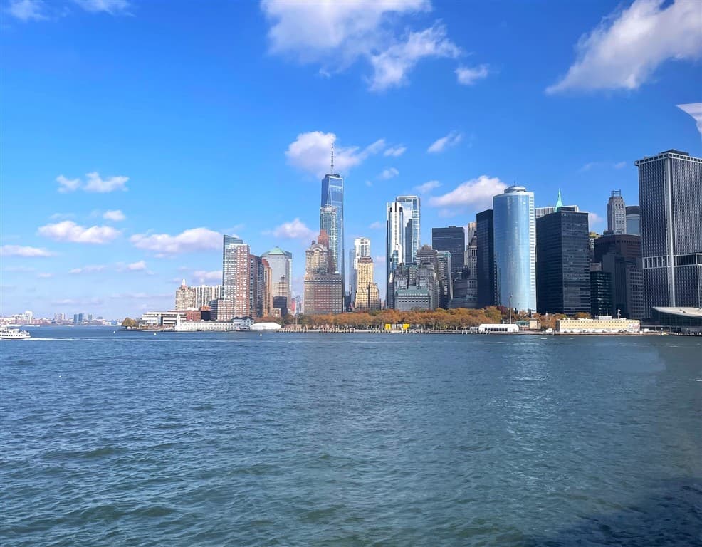 Pohľad na budovy New Yorku