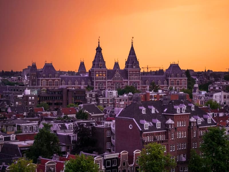 Atrakcie v Amsterdame.