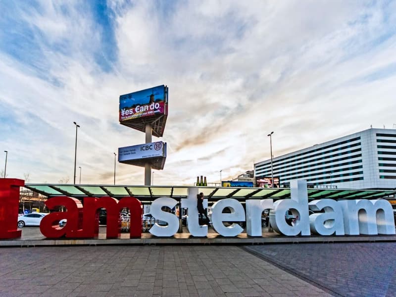 Atrakcie v Amsterdame.