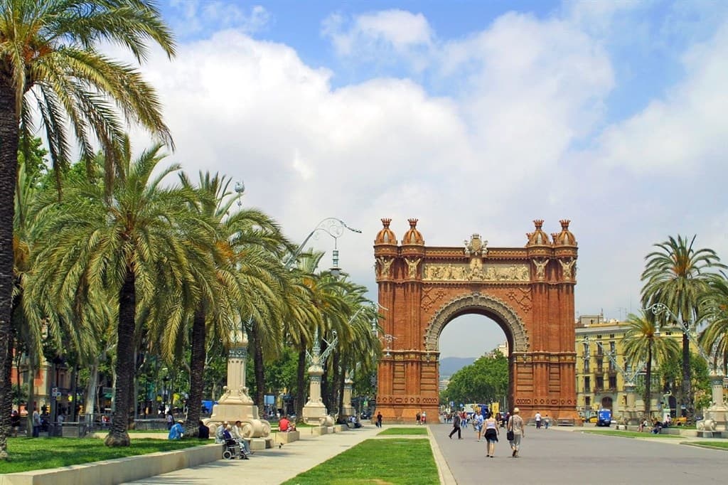 Víťazný oblúk Parc de la Ciutadella v Barcelone
