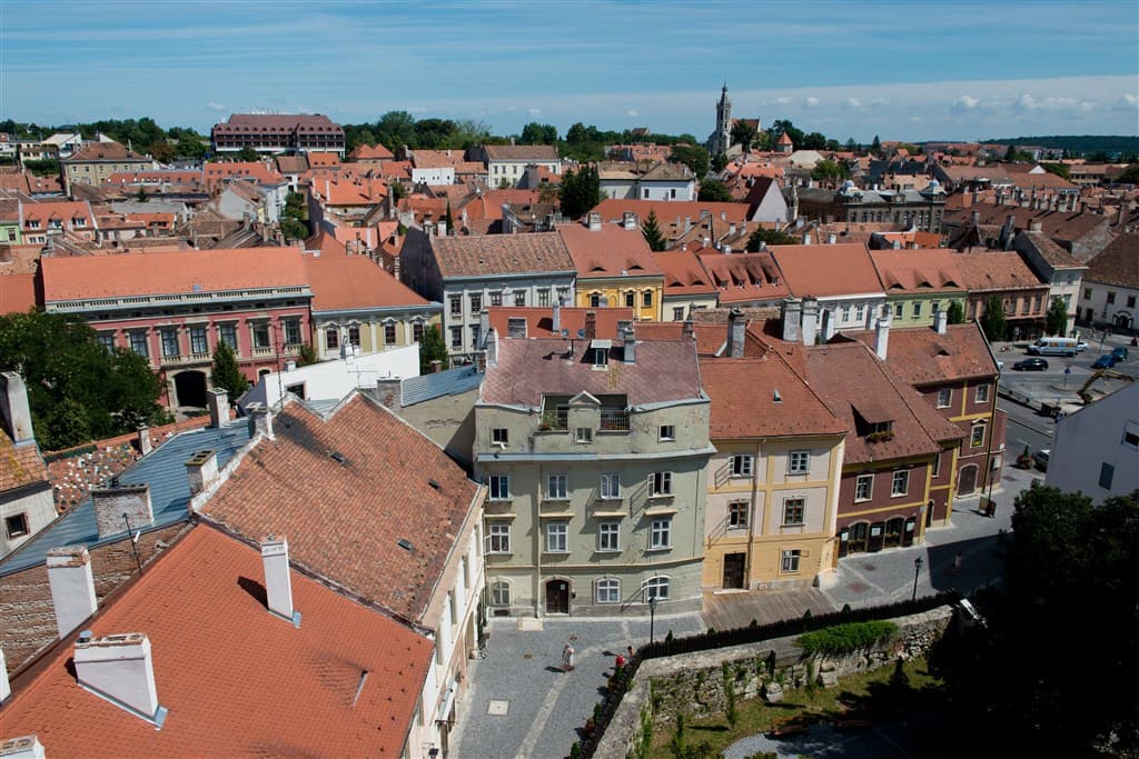 Advent v Šoproni- ulice mesta