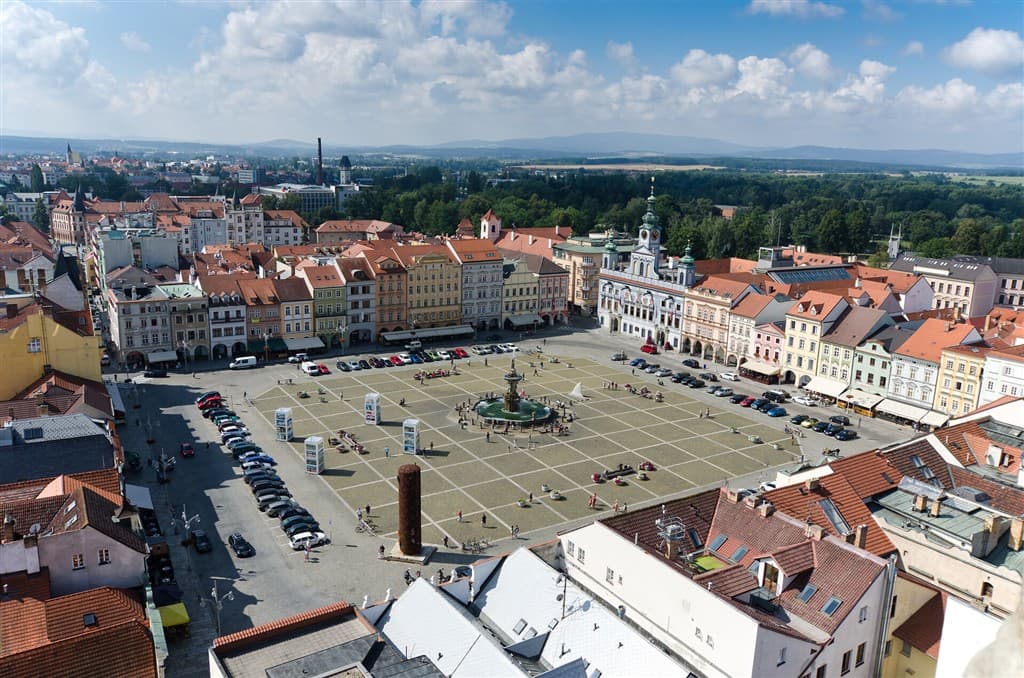 Južné Čechy - najkrajšie poklady - námestie