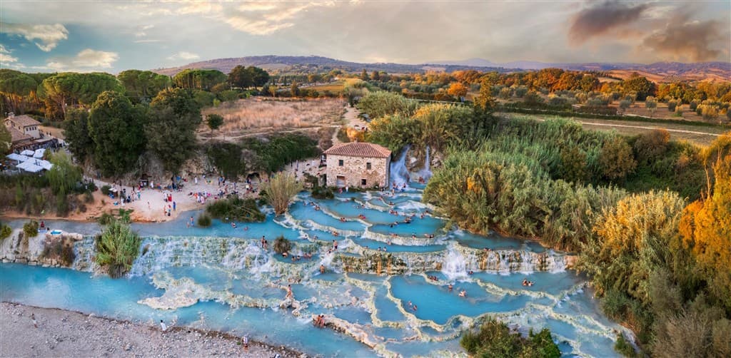 Čarovné Lazio a Umbria - mestá, víno a termálny prameň Saturnia