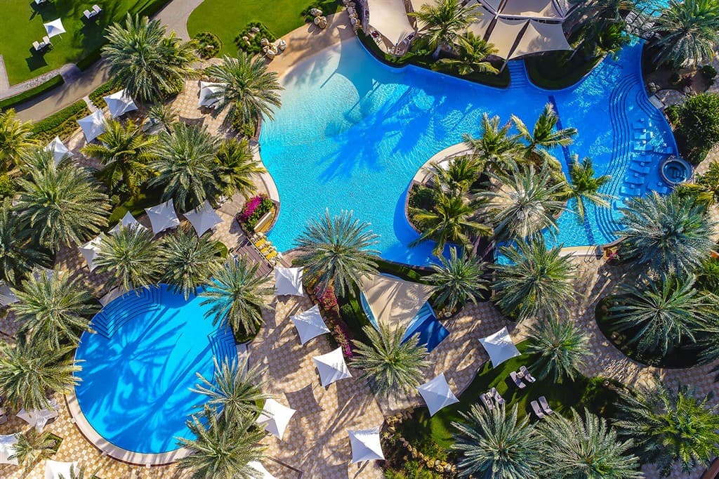 Bazény Shangri-La Barr Al Jissah Resort & Spa, Al Bandar