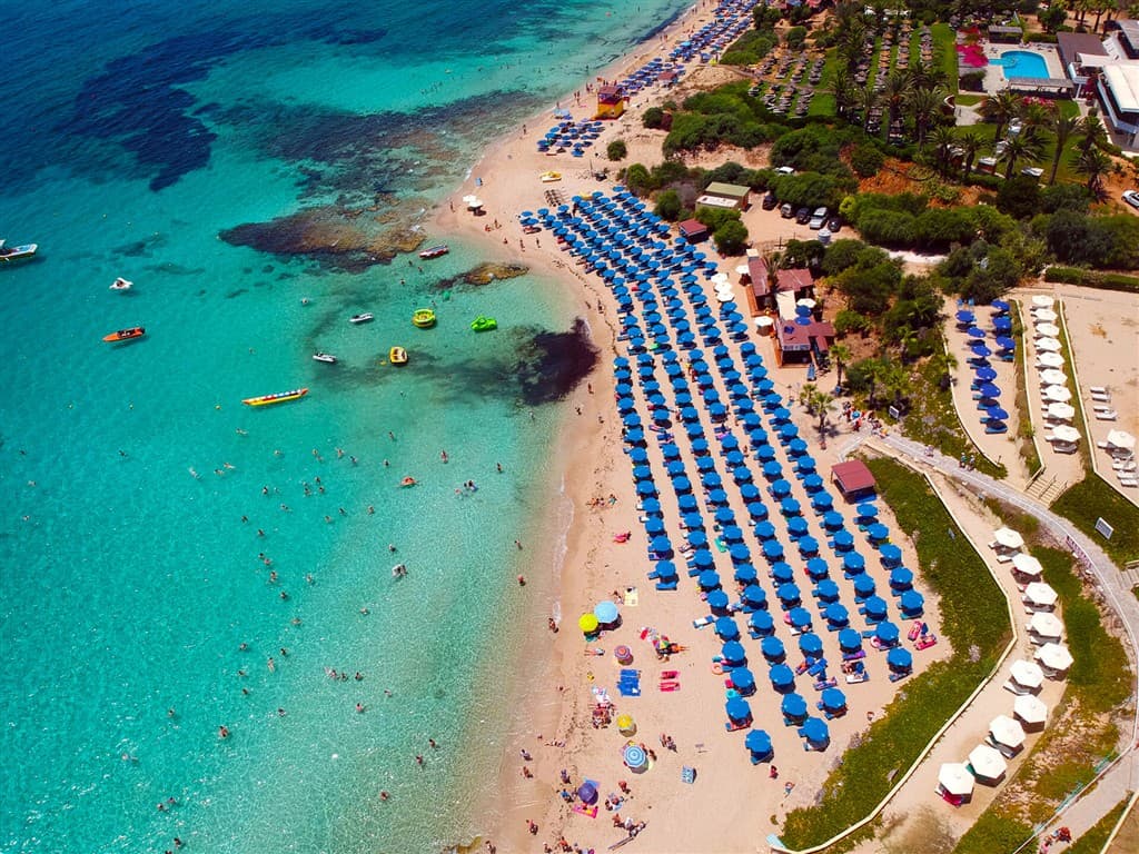 Maistralli beach pri hoteli Atlantica Sungarden