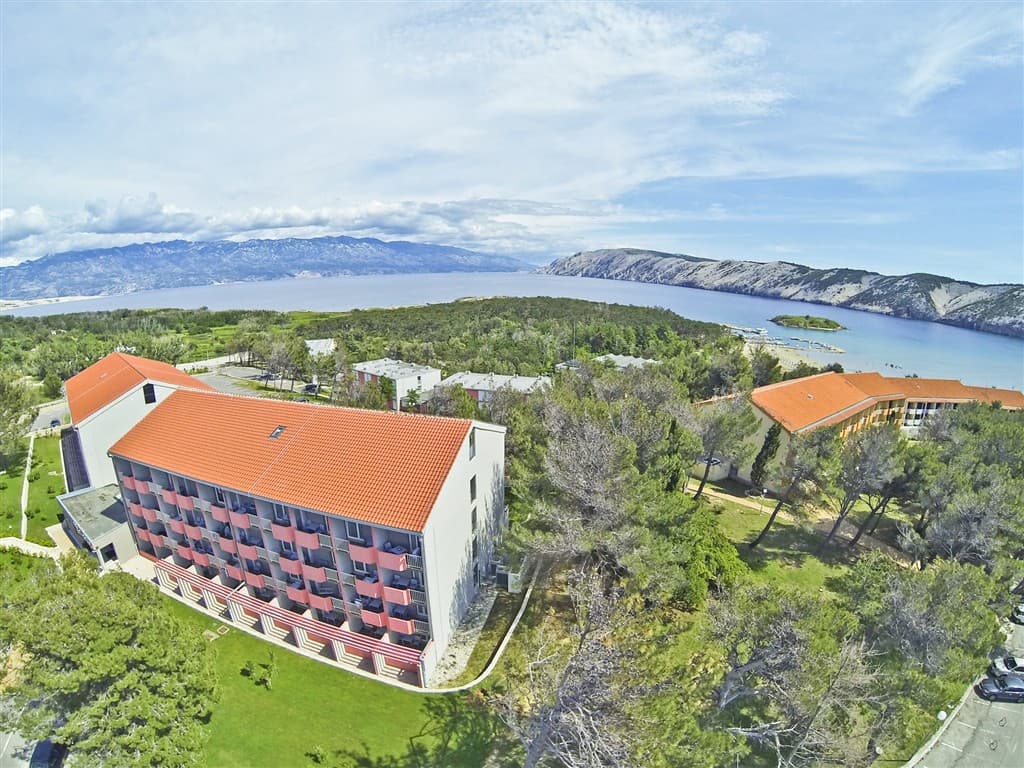 Hotel Lopar - letecký pohľad