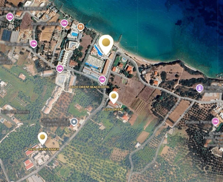 Mapa rezortu