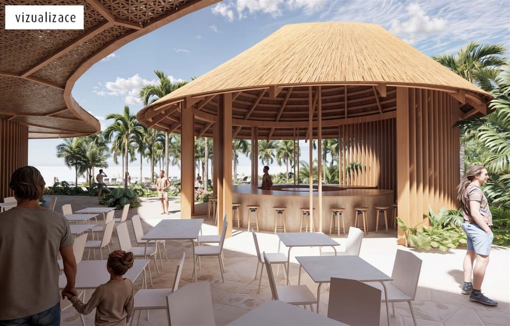 Beach Club na pláži