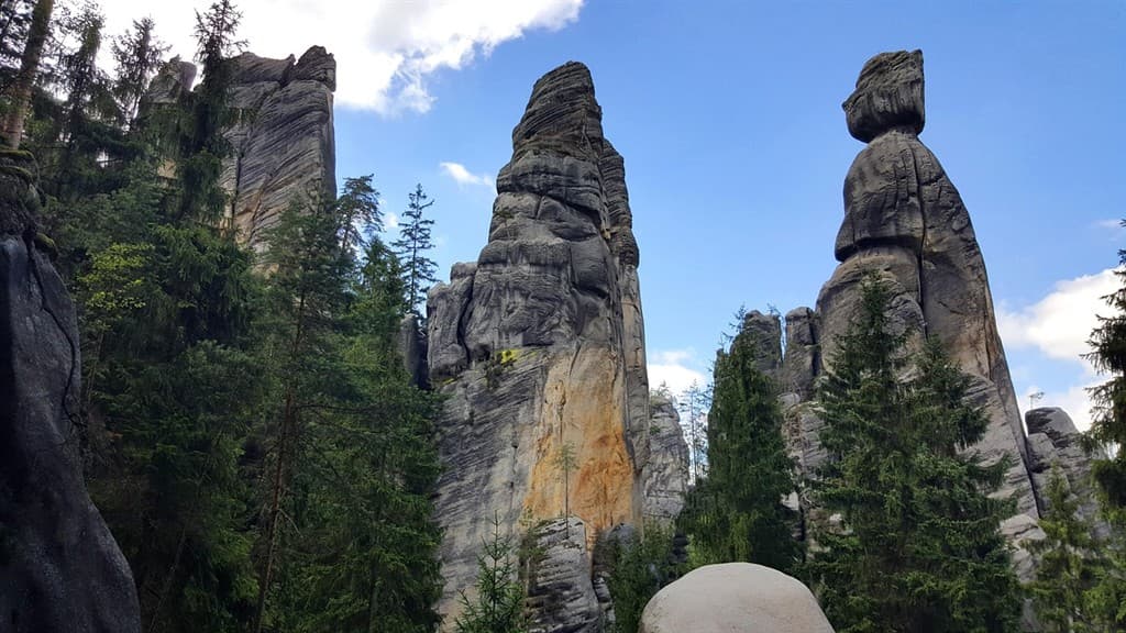 Adršpašské skaly, Český Raj a Kutná Hora