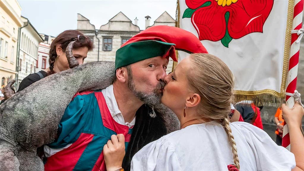 Slávnosti päťlistej ruže, zámok Třeboň a historický Třebíč