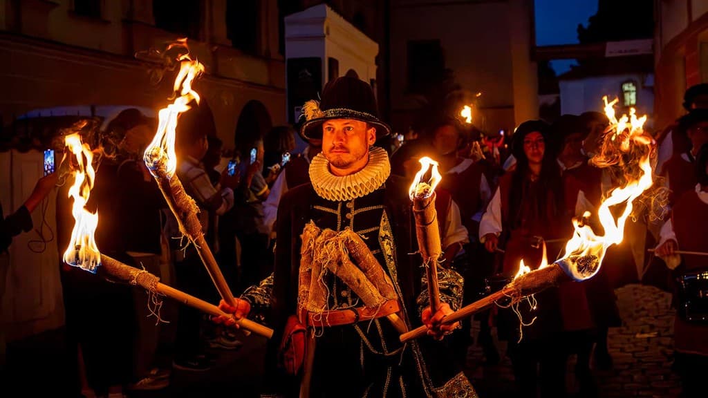 Slávnosti päťlistej ruže, zámok Třeboň a historický Třebíč