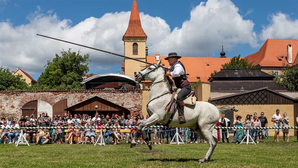 Slávnosti päťlistej ruže, zámok Třeboň a historický Třebíč