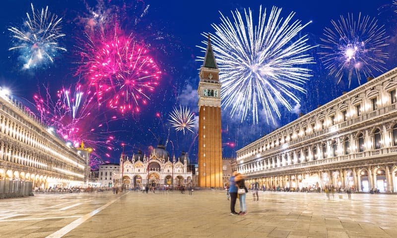 Jedinečný Silvester v Benátkach