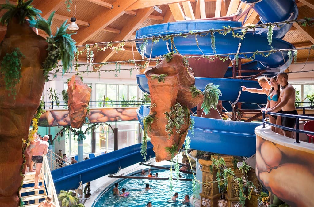 Aquapark a kúpele Aquarius v Nyiregyháza