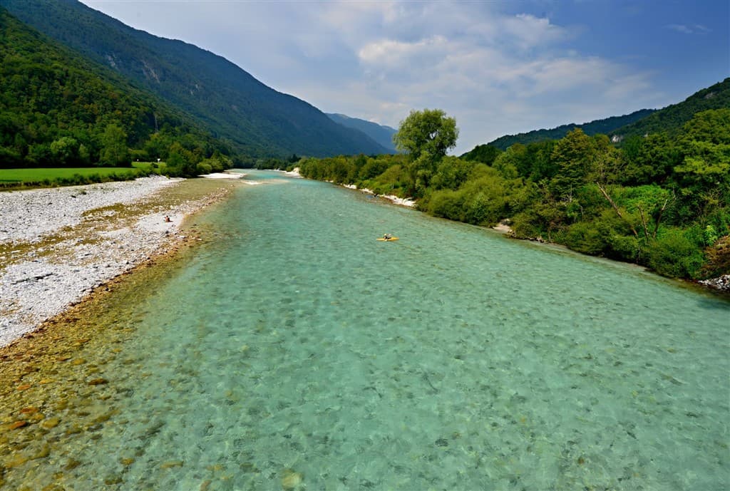 Soča a krásy Júlskych Álp