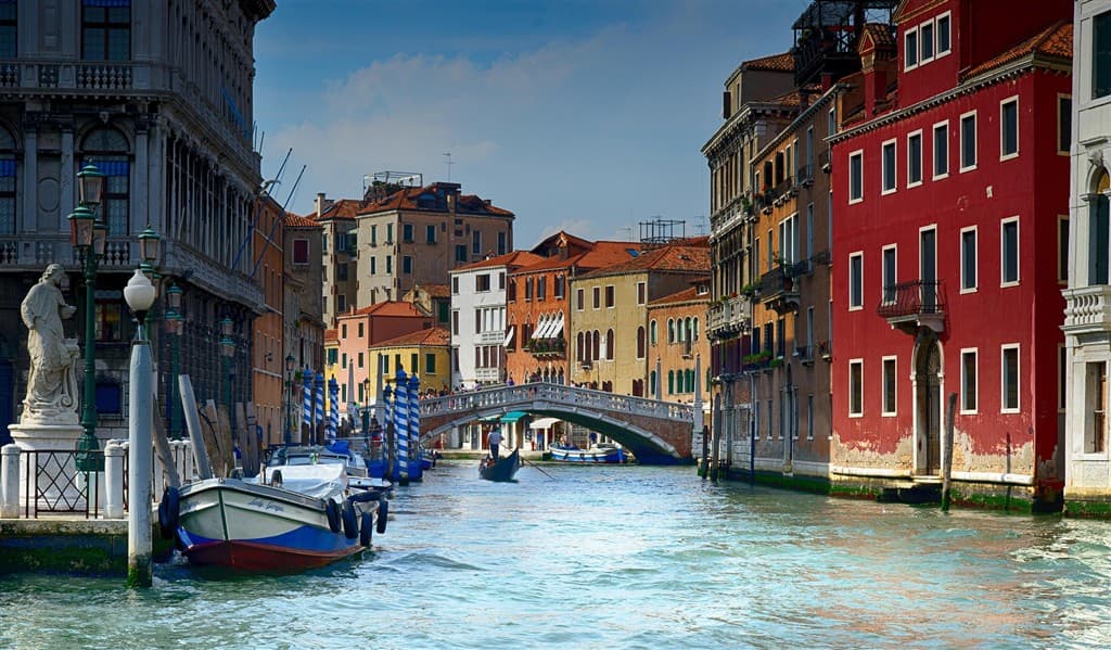 Benátky a Lido di Venezia - lagúna a deň pri mori