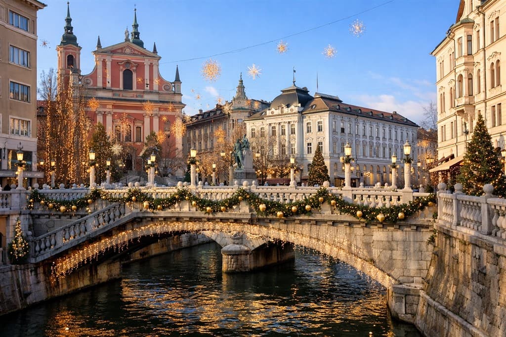 Advent v Slovinsku – Ľubľana a jazero Bled