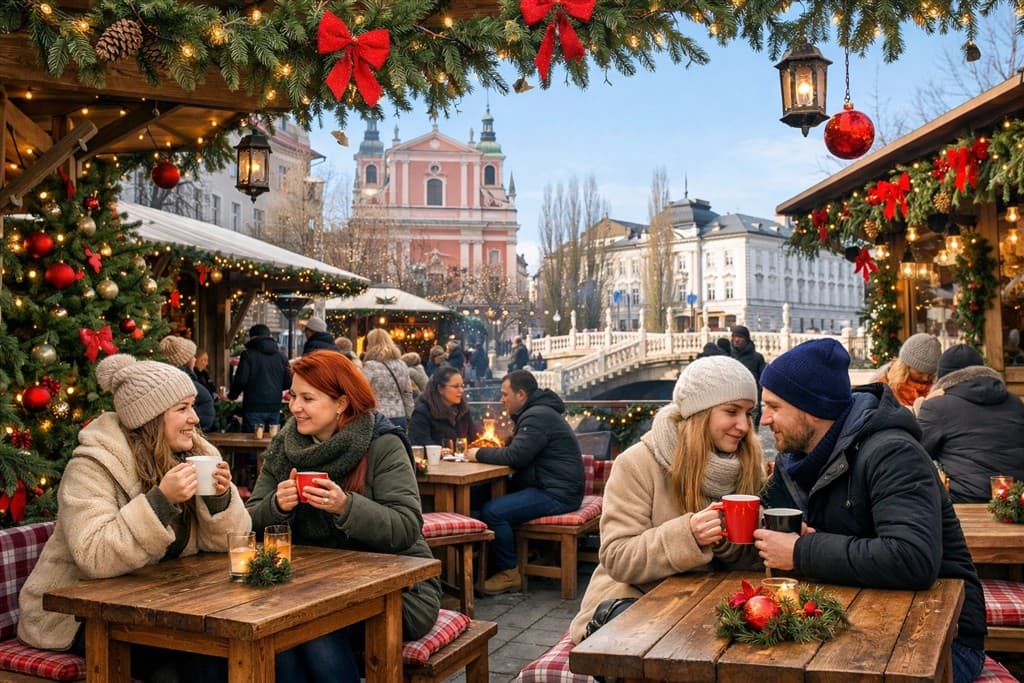 Advent v Slovinsku – Ľubľana a jazero Bled