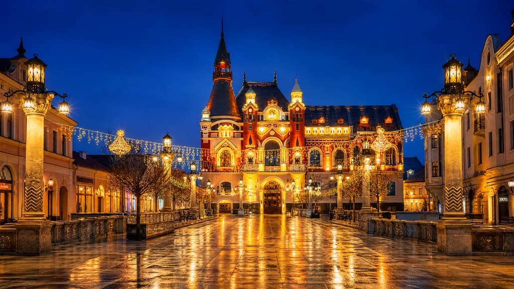 Oradea - vianočné trhy a secesná perla Rumunska
