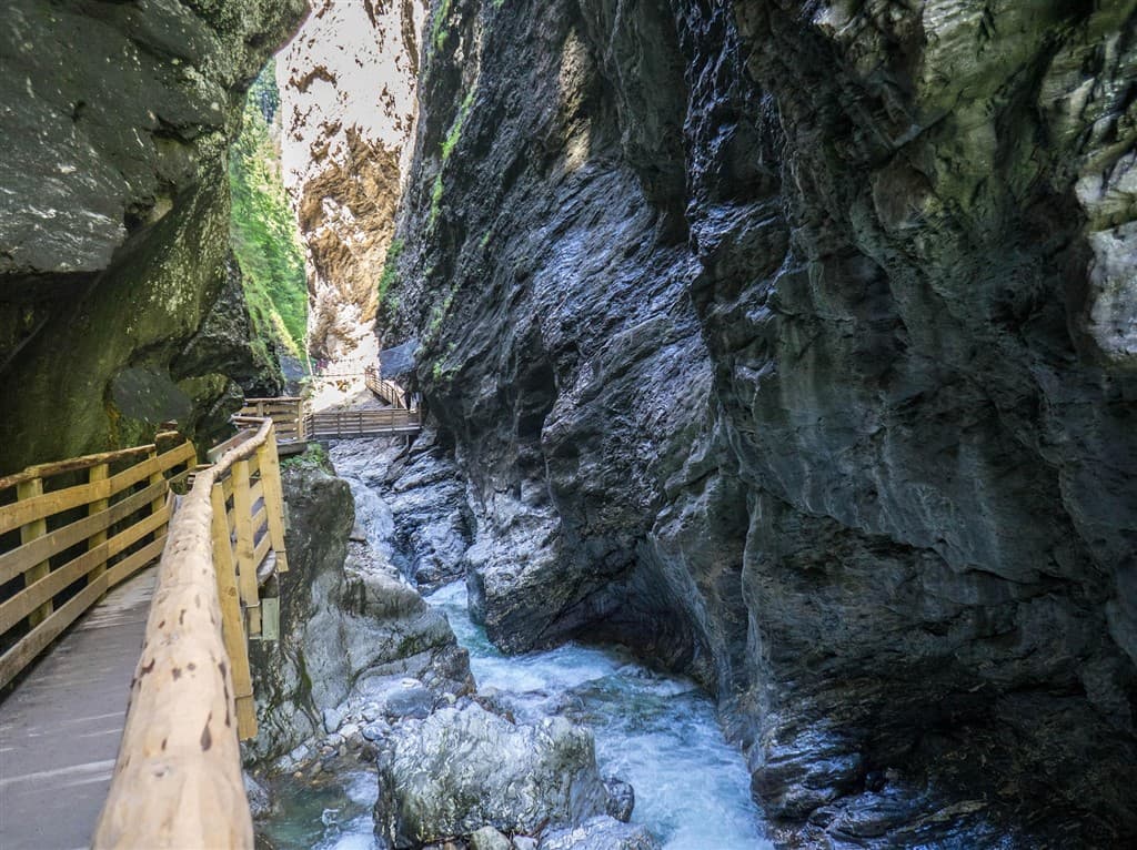 Liechtensteinklamm – najkrajšia tiesňava Rakúska