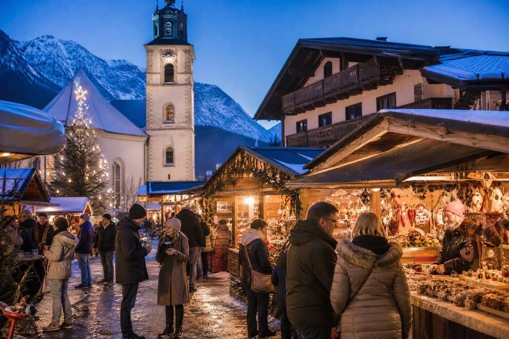 Advent v Hallstatte a Wolfgangsee