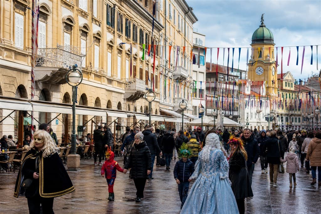 Karnevalová Rijeka a krásy Kvarneru