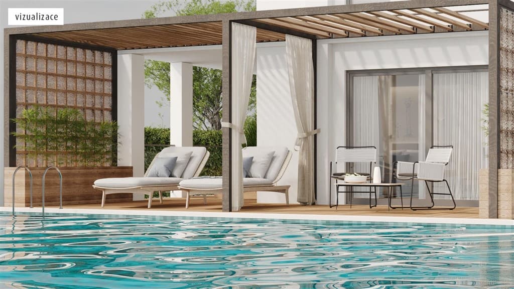 Apartmán Swim Up - vizualizácia