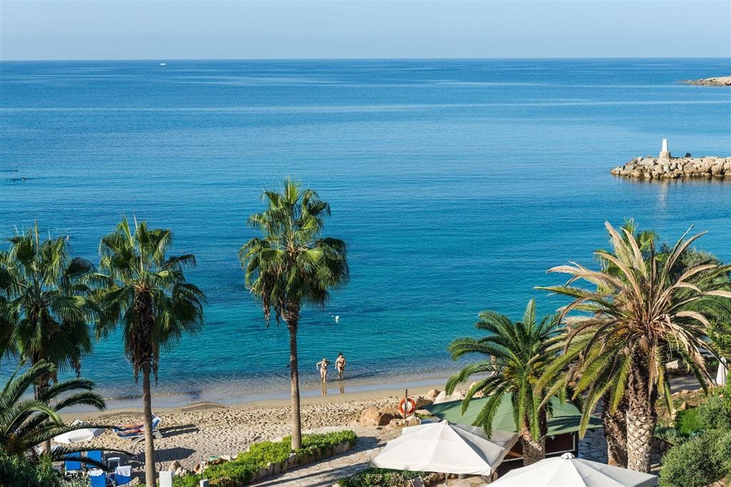 Coral Beach Hotel Resort - pláž - letecký zájazd  - Cyprus, Coral Bay