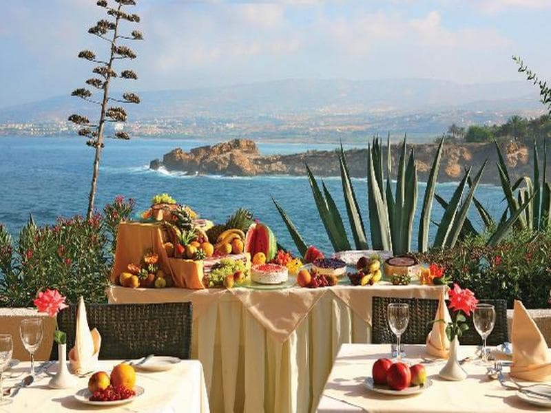 Cynthiana Beach Hotel - reštaurácia - letecký zájazd  - Cyprus, Paphos