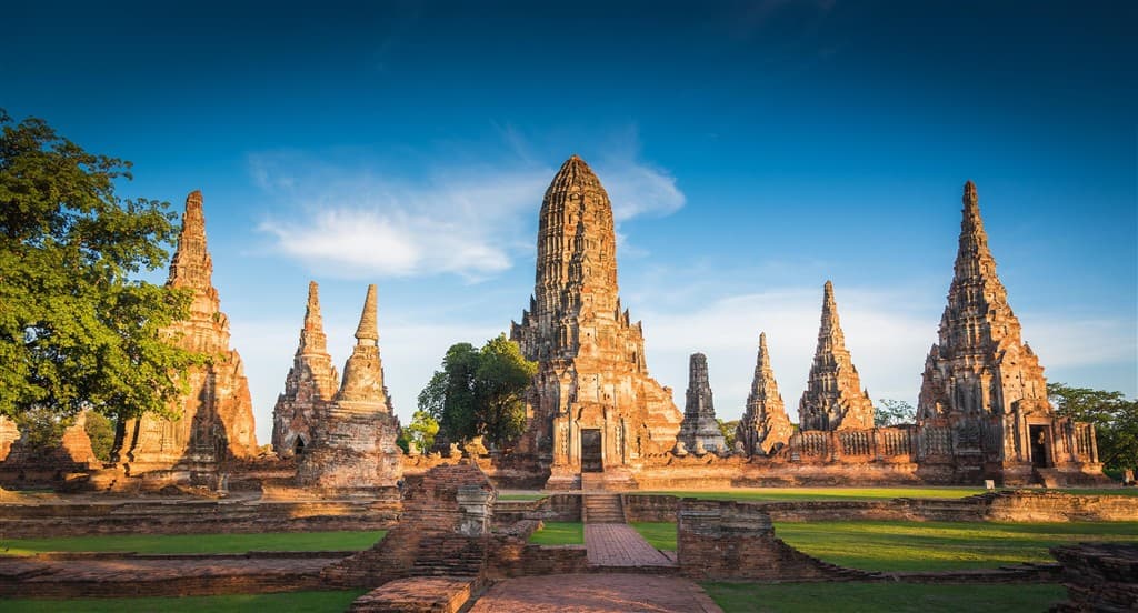 Historický park v Ayutthaya