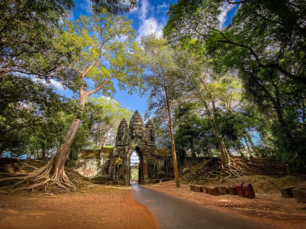 Brána v Angkor Thom