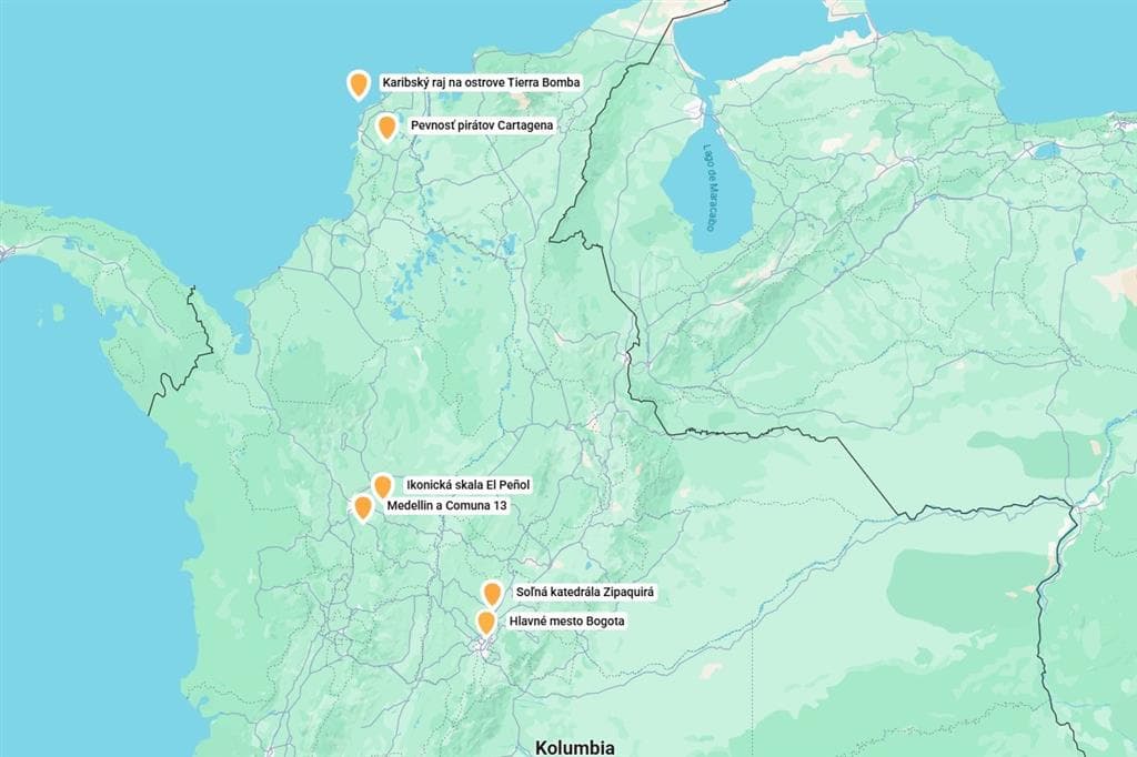 Kolumbia: Od andských výšin po karibské pláže