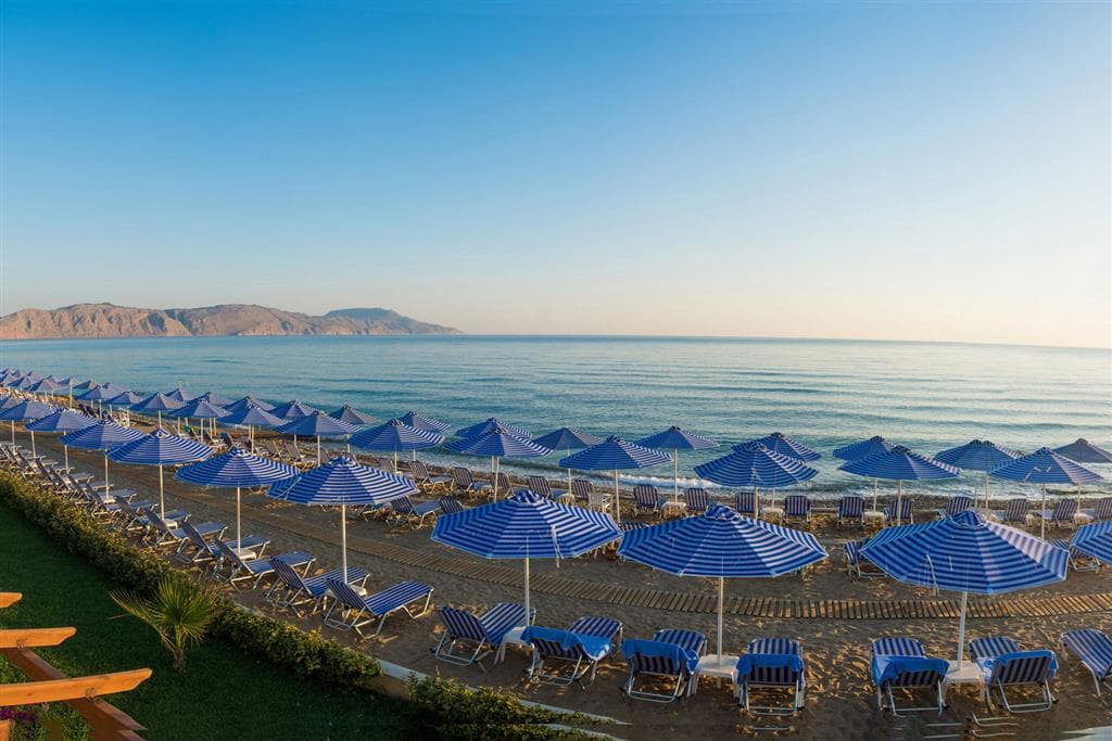 Hotel Hydramis Palace-pláž-letecký zájazd -Kréta-Kavros